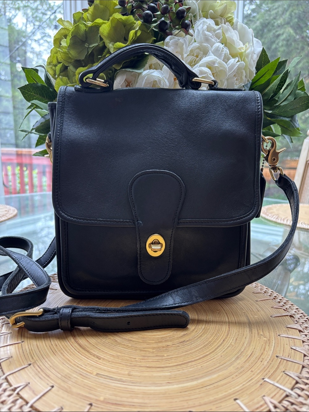Vintage Coach Willis Station Bag